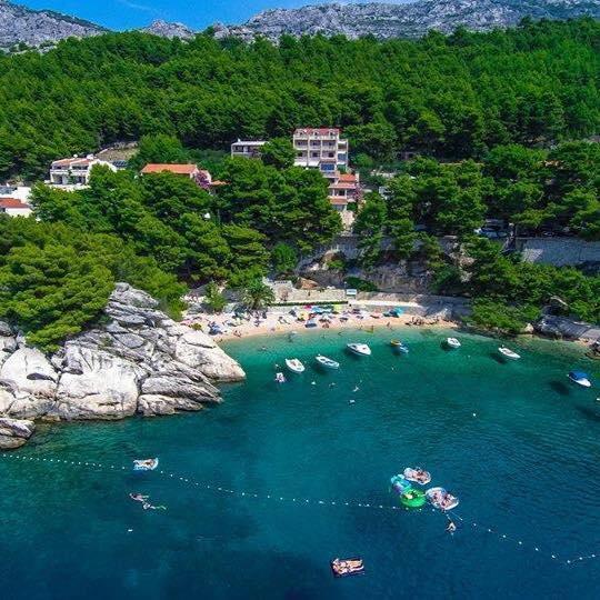 Villa Dalmatia Apartments Брела Екстериор снимка